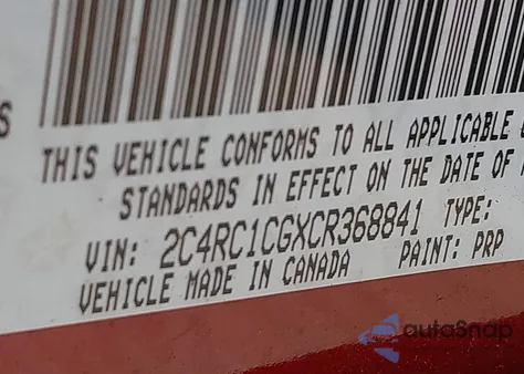 2012 Chrysler Town & Country Touring-L from USA, damaged, VIN 2C4RC1CGXCR368841